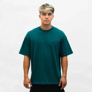 Remera Blanks Oversize Verde Inglés