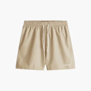 Short de baño beige