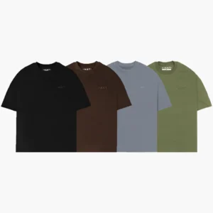 Pack de 4 Remeras Oversize Blanks