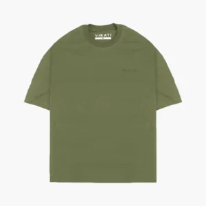 Remera Blanks Oversize Verde oliva