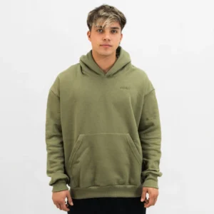 Hoodie Oversize Verde Oliva