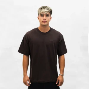 Remera Blanks Oversize Chocolate