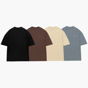 Pack de 4 Remeras Oversize Blanks