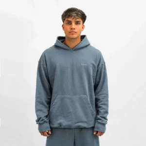 Hoodie Oversize Gris Blanks