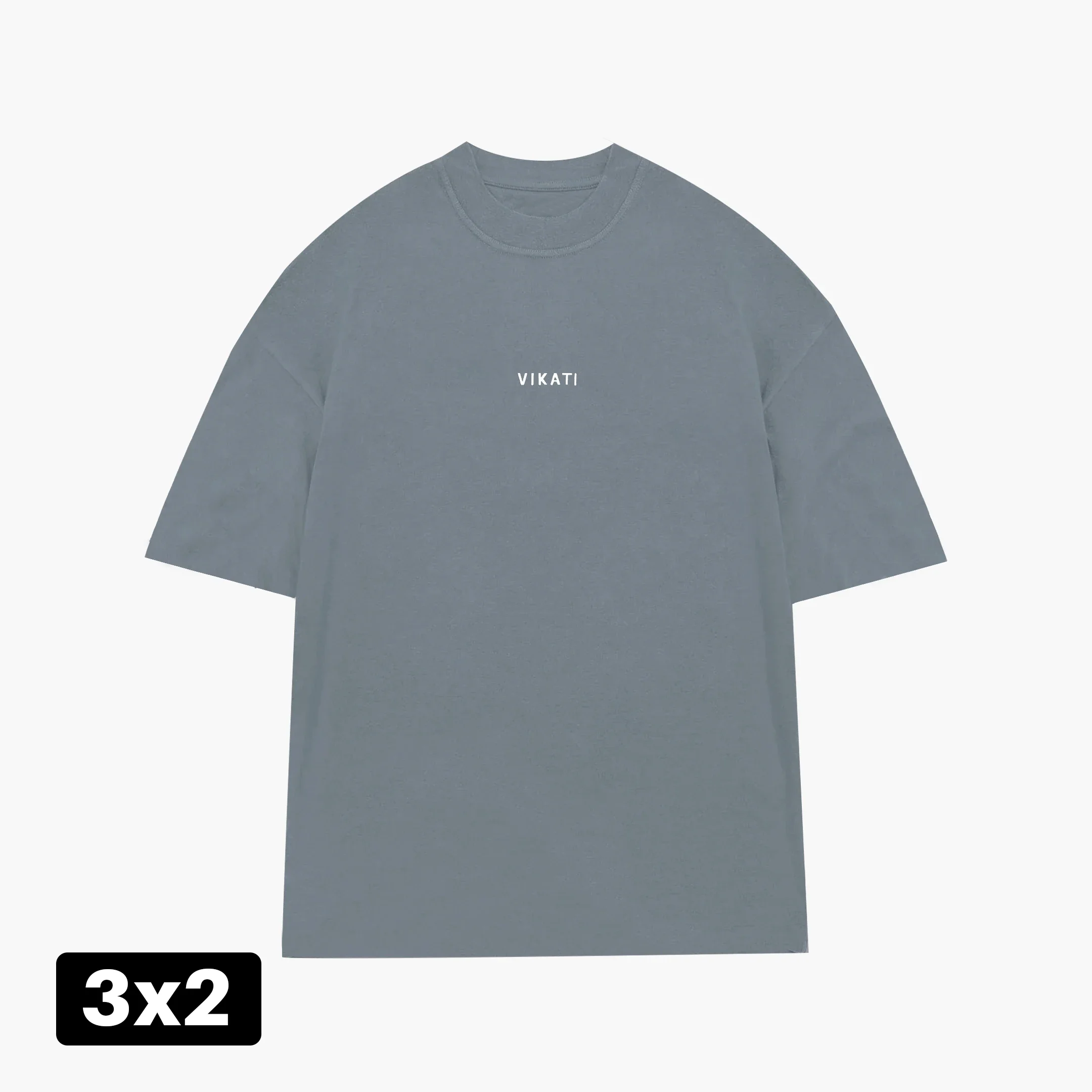 Remera Gris Oversize