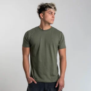 Remera Slim Fit Verde Militar