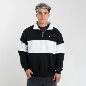 Polo Negro Stripes