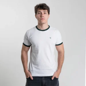 Remera Ringer Verde