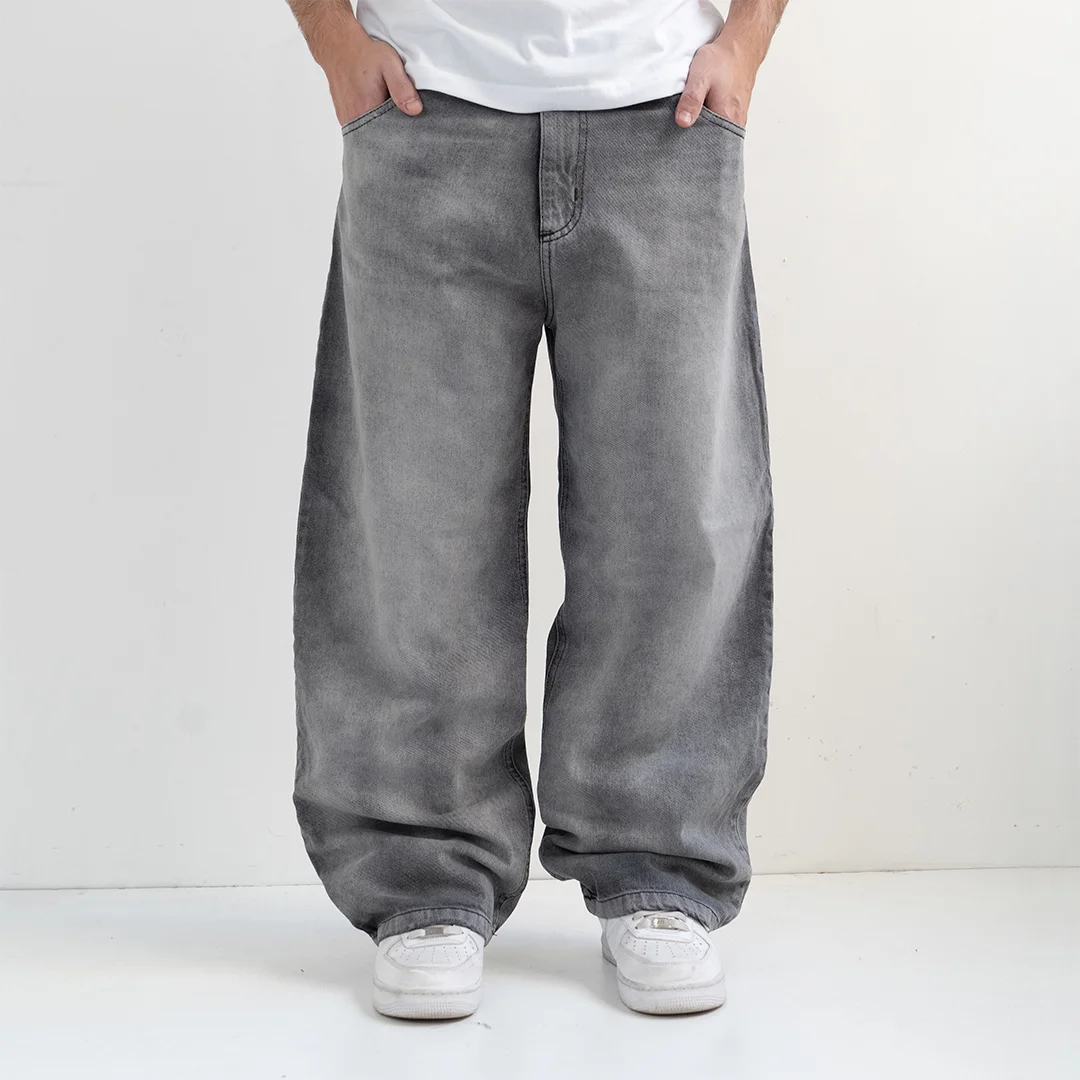 Baggy Jean Gris Washed