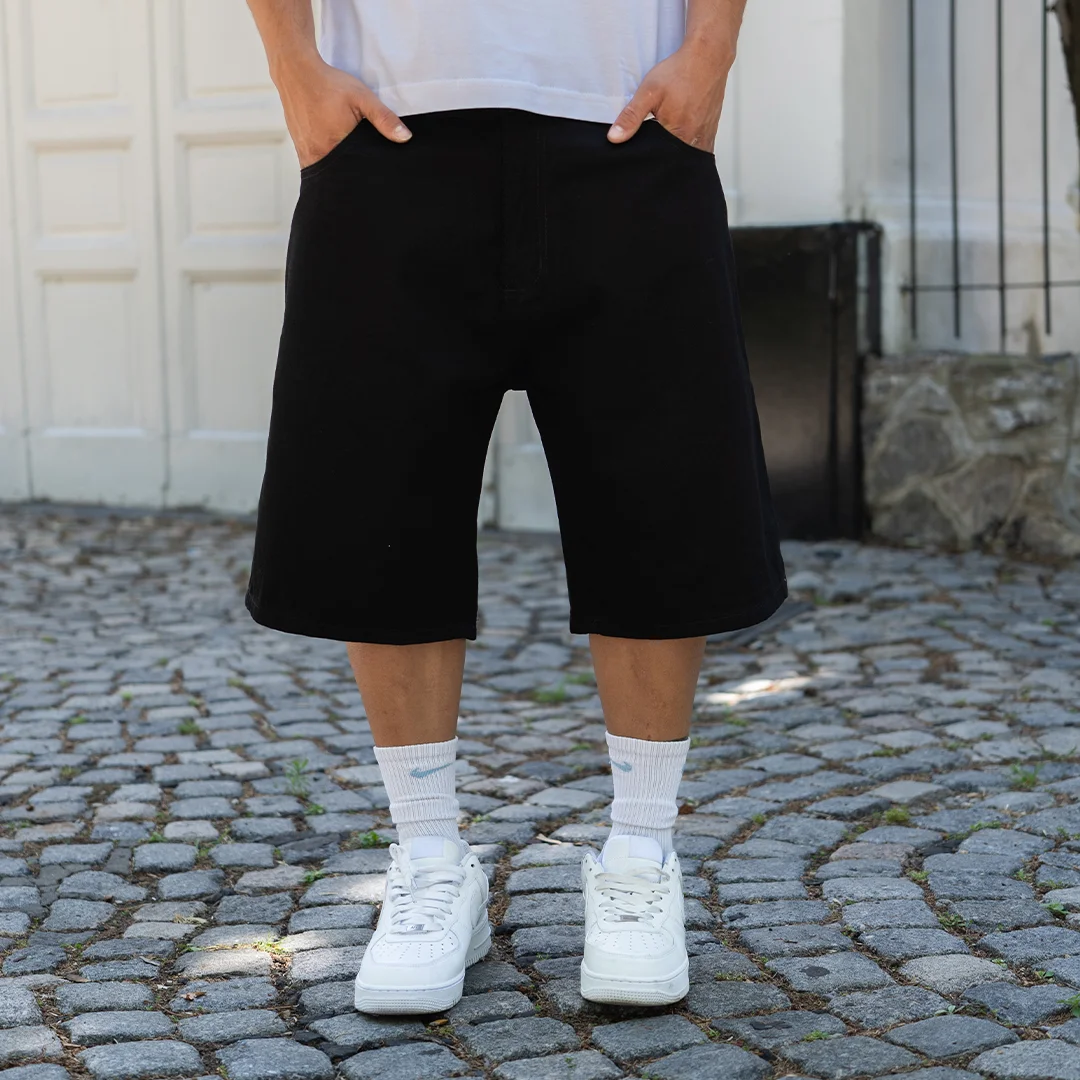 Bermuda Baggy Negra