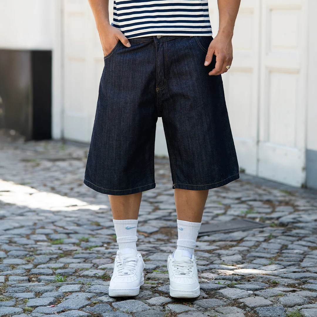 Bermuda Baggy Raw Denim