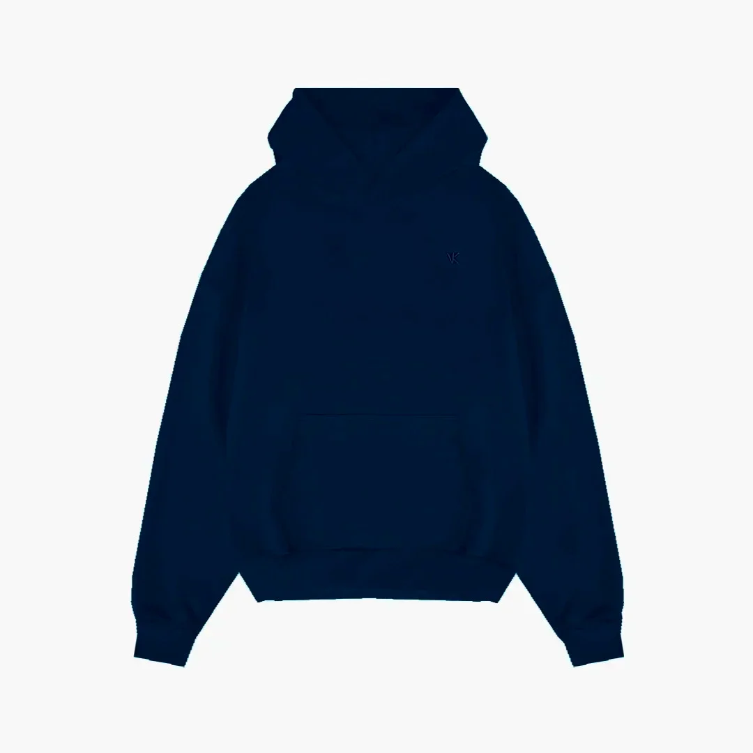Hoodie boxy azul