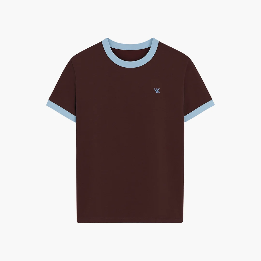 Remera Ringer Chocolate