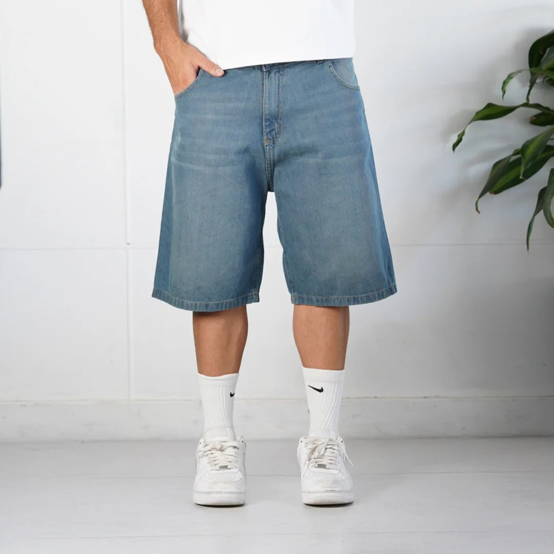 Bermuda Baggy Jean Aged