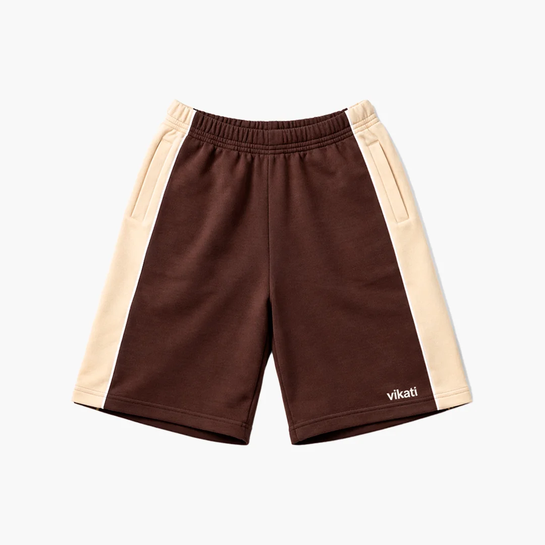 Short Chocolate y Beige