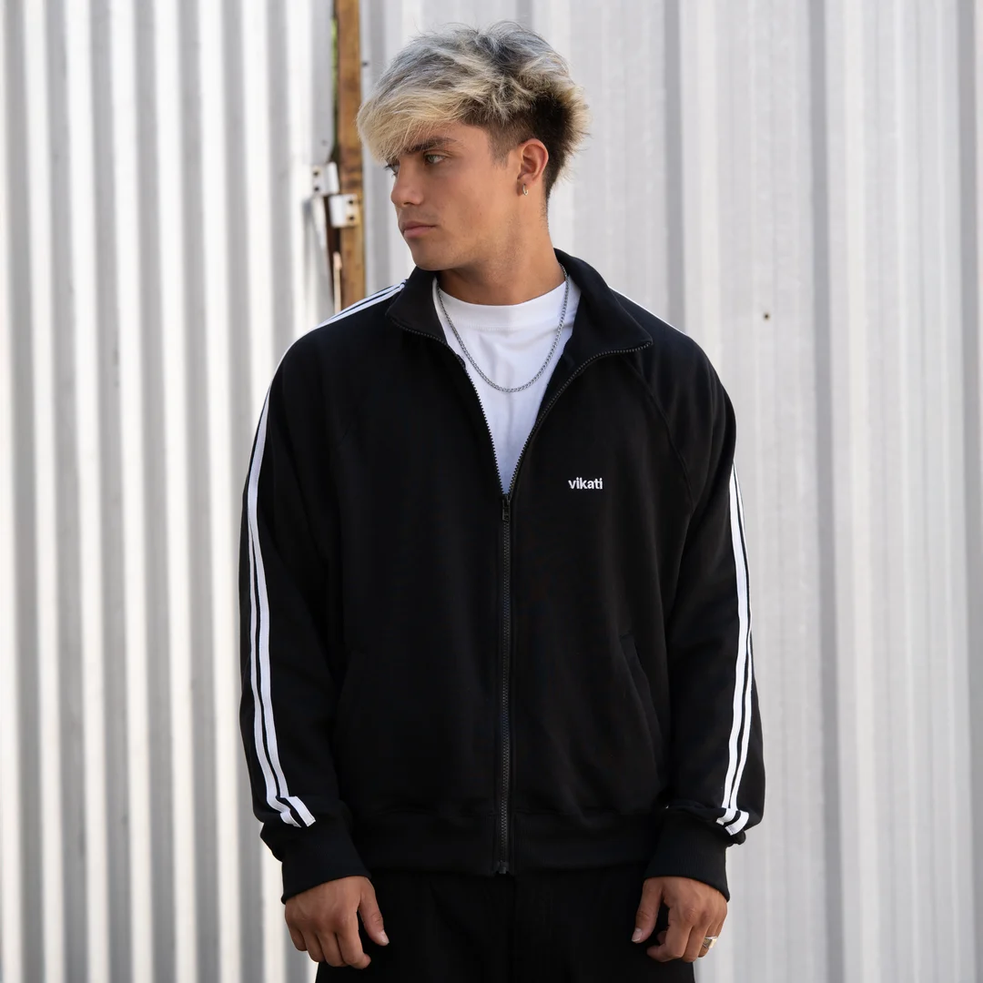 Track Jacket Negra