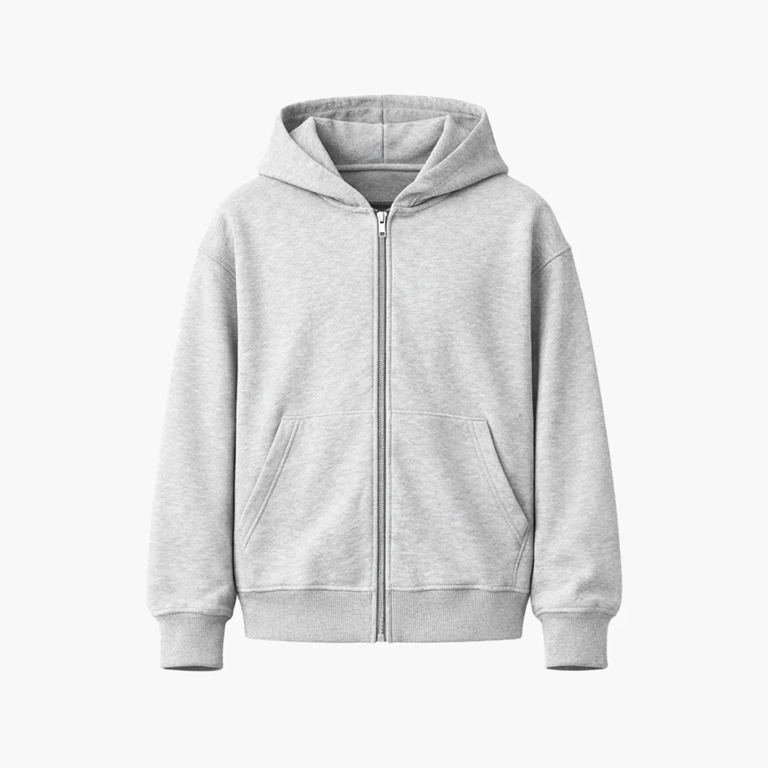 Ziphoodie Gris Melange