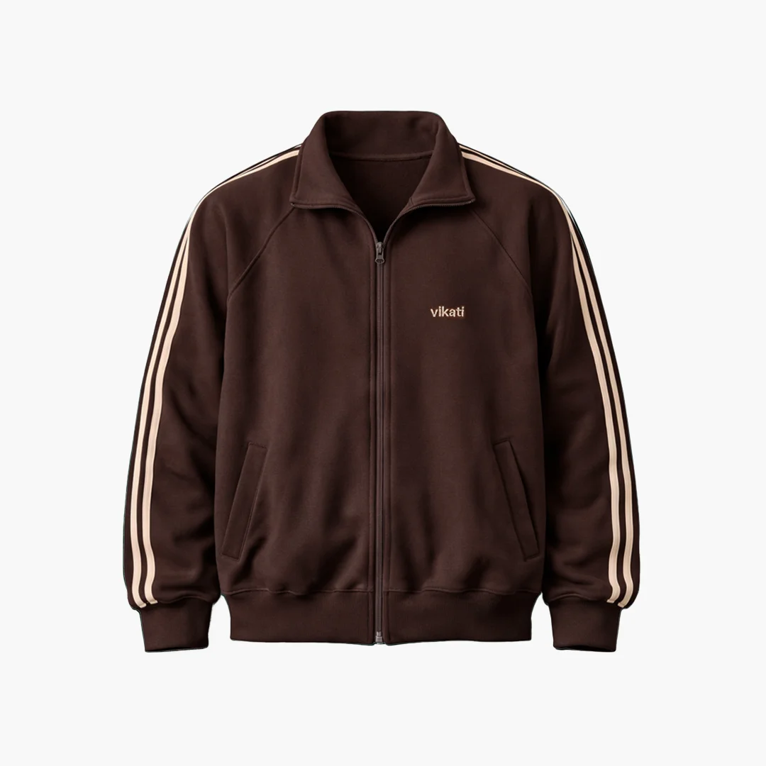 Track Jacket Choco y Beige
