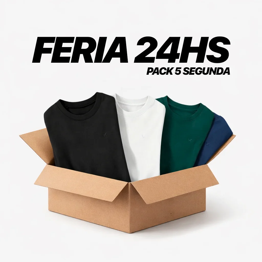 Pack x5 Remeras Aleatorias – Segunda (FERIA 24HS)