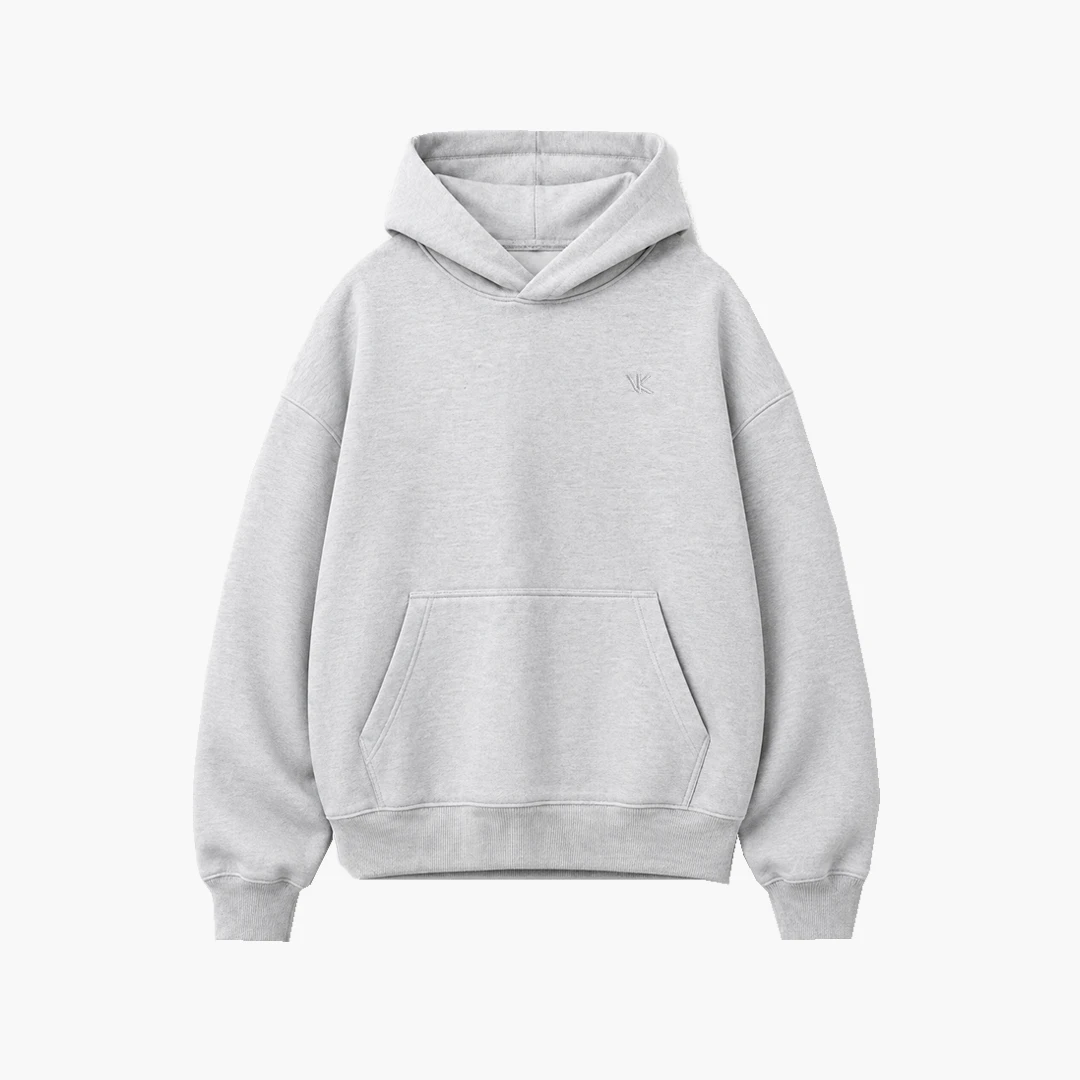 Hoodie Gris Melange