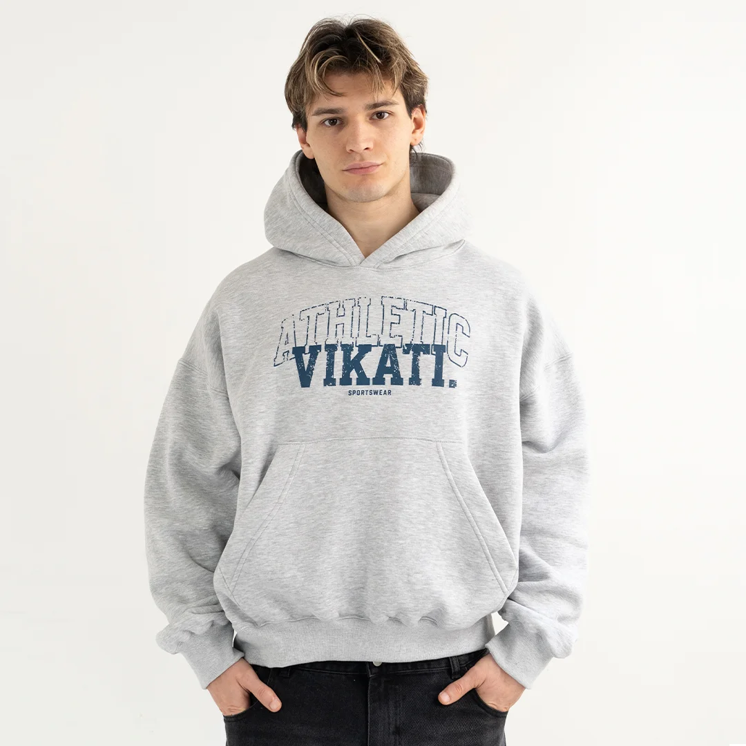 Hoodie ATHL Gris Melange