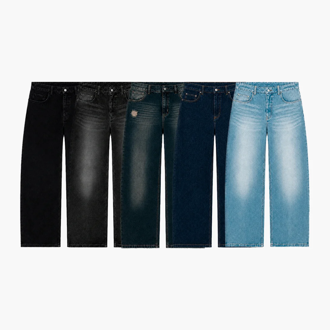 Pack 3 Jeans Baggy