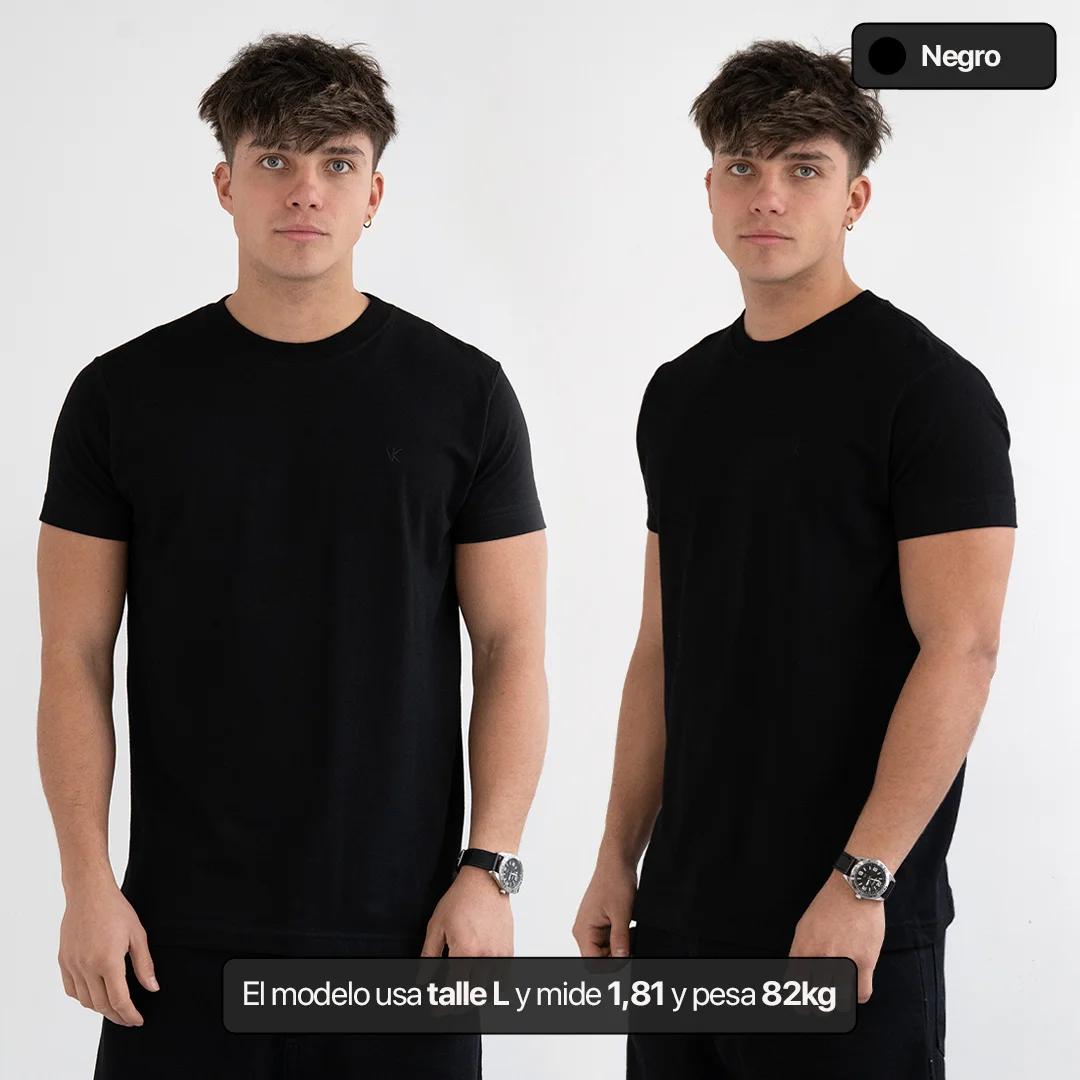 Pack 6 Remeras SlimFit